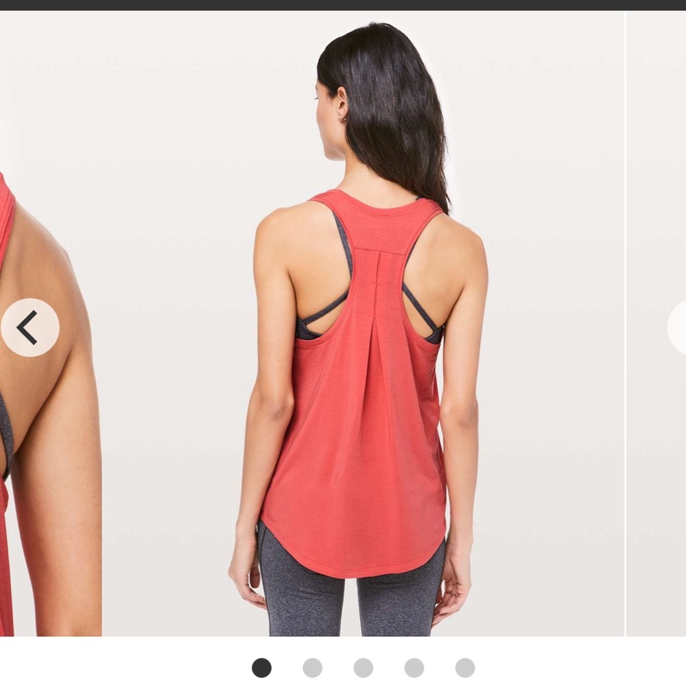Lululemon Love Tank *Pleated
Poppy Coral